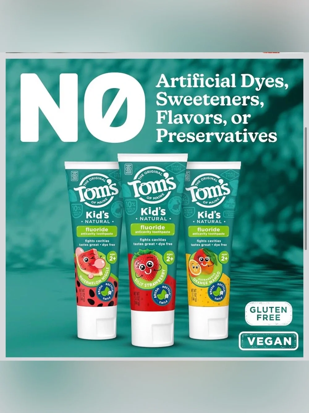 Tom’s of Maine Kids Toothpaste Variety Pack (NEW)